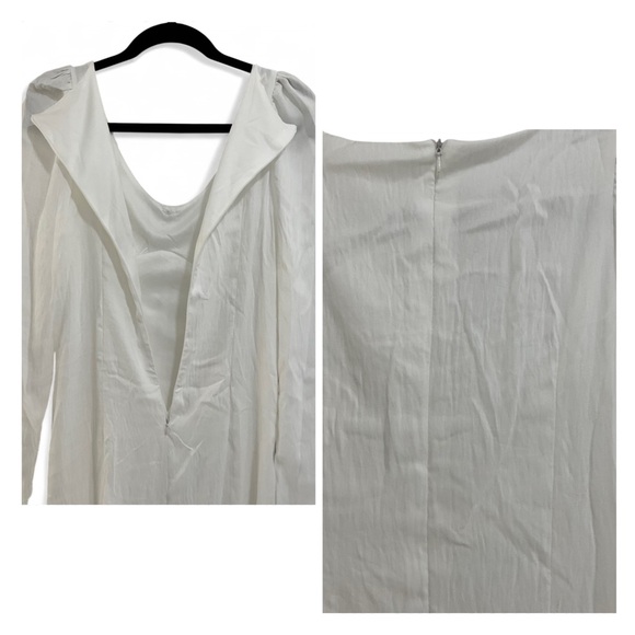 NEW Western Vintage | S, M | Sexy White Effortless Flowy Ruffle Maxi Ankle Dress - Picture 8 of 10